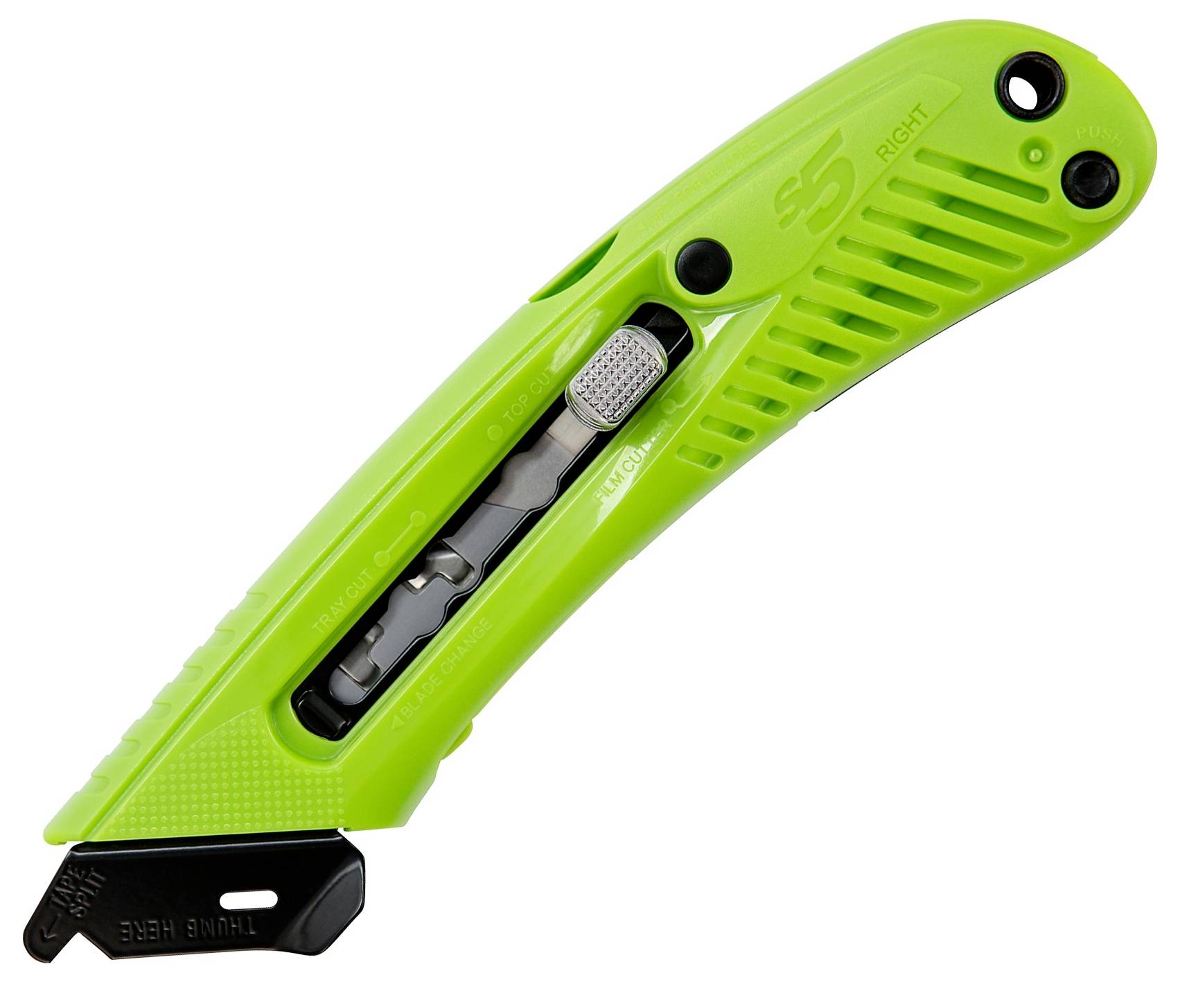PHC S5R S5R™ 3-in-1-Sicherheitsmesser mit Schutzvorrichtung, Rechtshänder 1St.