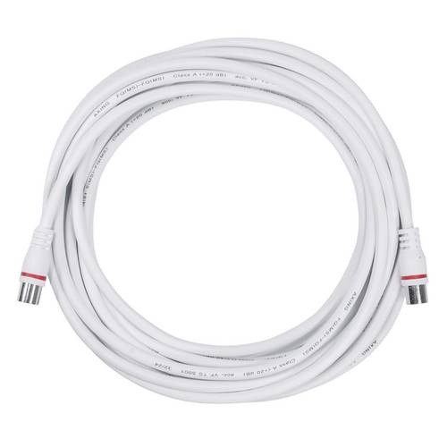 Axing Antennen, SAT Anschlusskabel [1x F-Quickstecker - 1x F-Quickstecker] 6 m 100 dB mit Knickschu