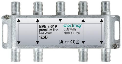 Axing Kabel-TV Verteiler 8-fach 5 - 1218 MHz