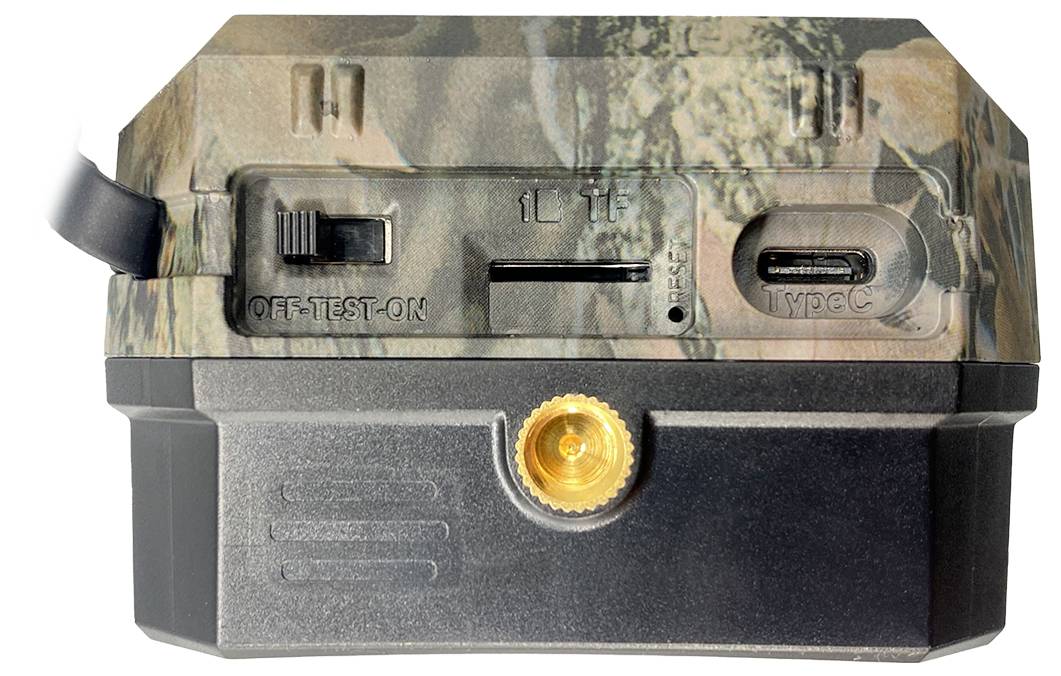 Nahaufnahme eines elektronischen Tarngeräts mit einem 