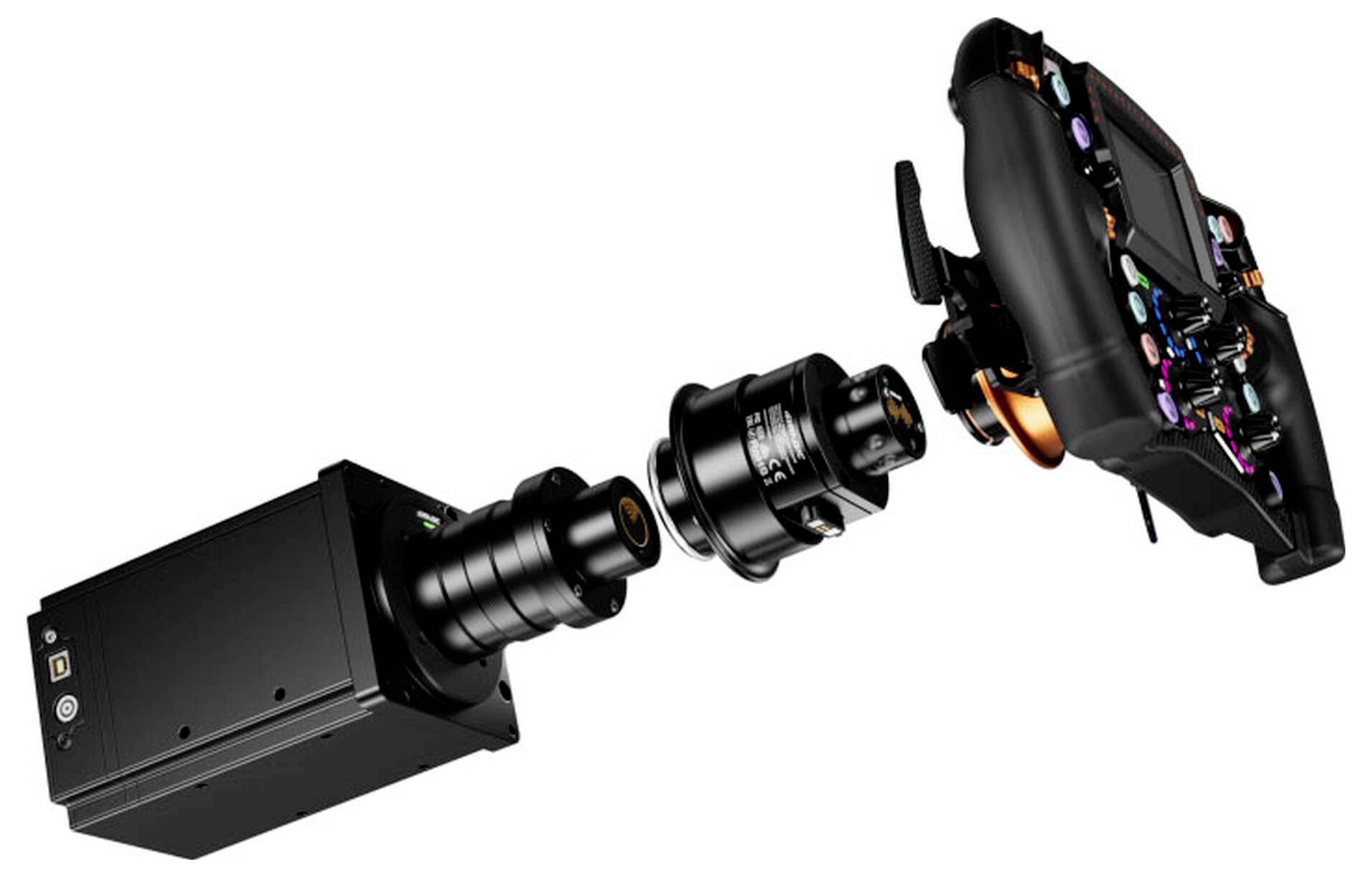 SIMAGIC MagLink Pro Extend Wheelbase-Adapter Schwarz