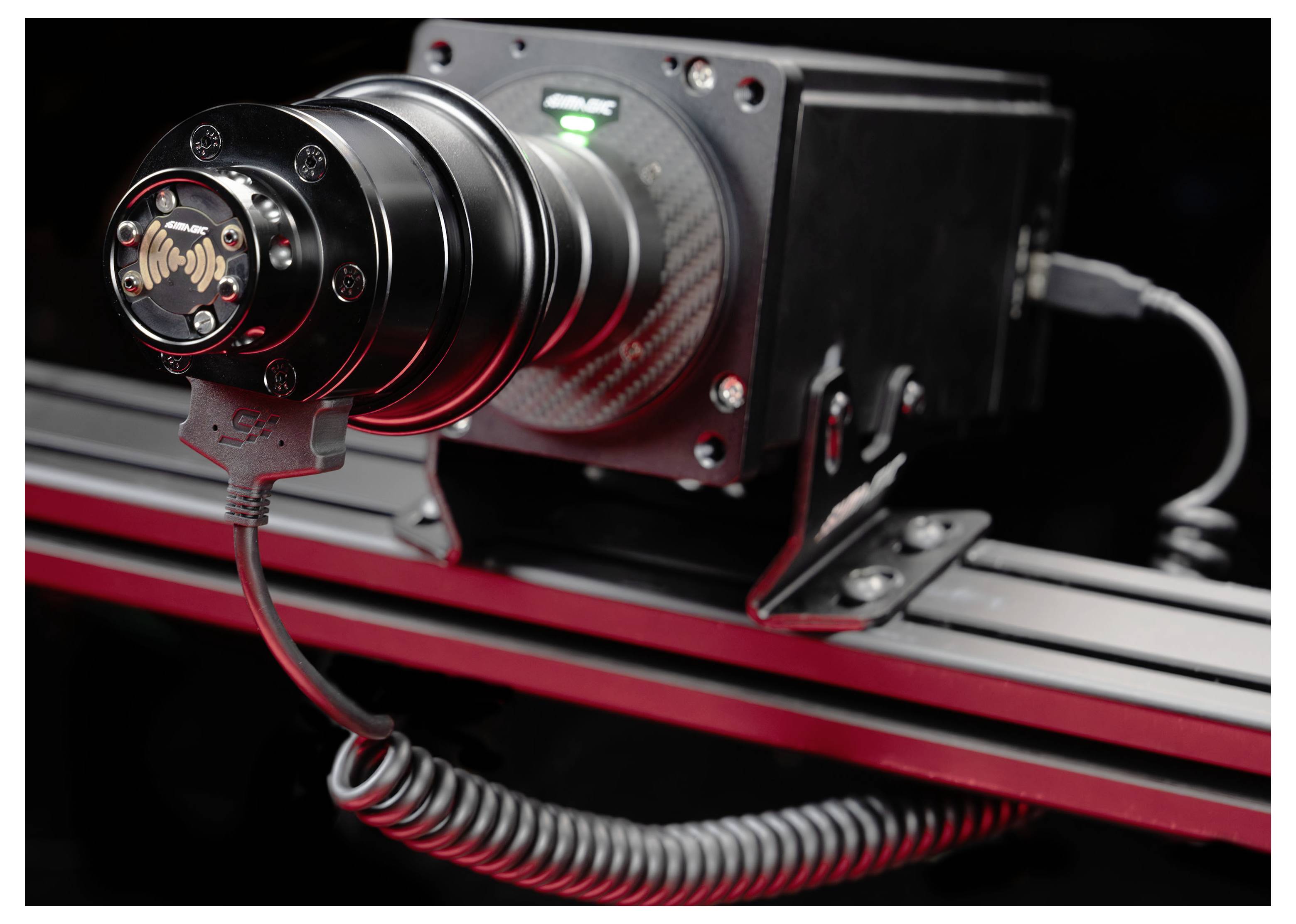 SIMAGIC MagLink Pro Extend Wheelbase-Adapter Schwarz