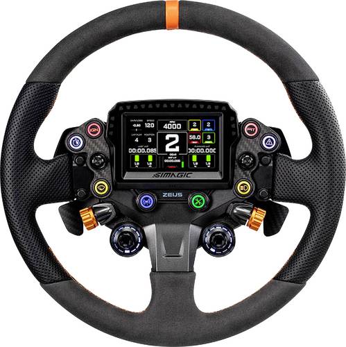 SIMAGIC Zeus Sport + MagicDash 4 Lenkrad-Bundle PC Schwarz