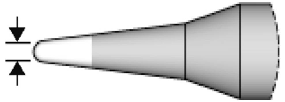 JBC Lötspitze Serie C245, Rundform, C245951/Ø 3,8 mm, abgeschrägt