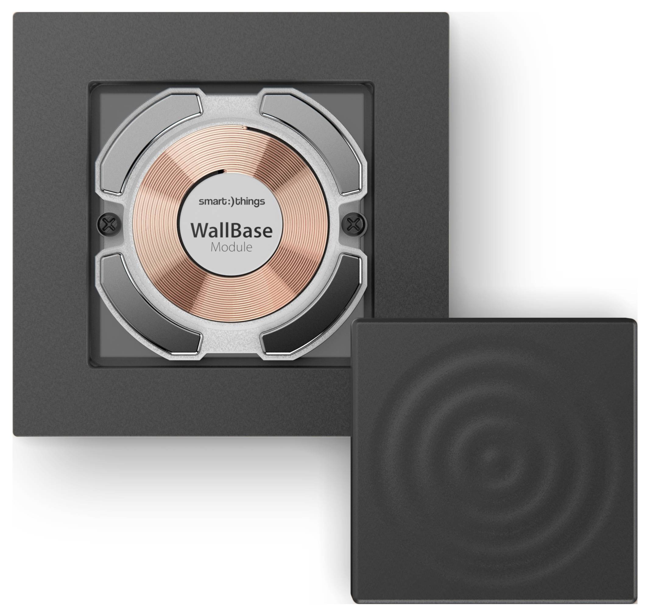 Smart Things Induktions-Ladegerät 15W WallBase 55 Magnetic Wirele WB55w Ausgänge Induktionslade-Standard Weiß