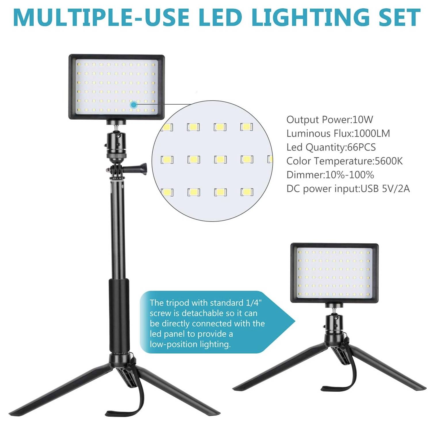 Neewer ZC-10S LED Videoleuchte Anzahl LEDs=132