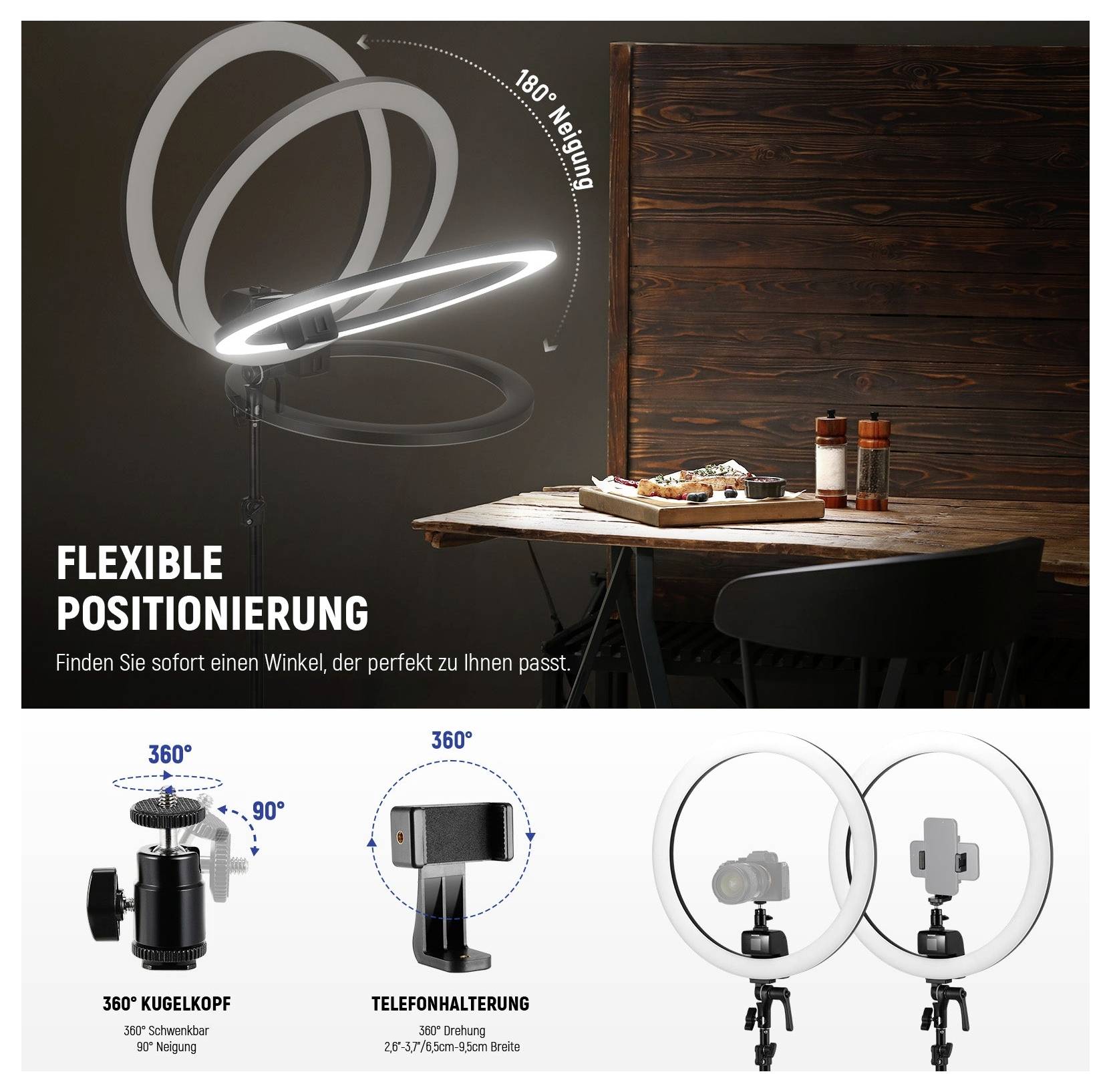 Neewer LED Ringleuchte Anzahl LEDs=864 Bi-Color