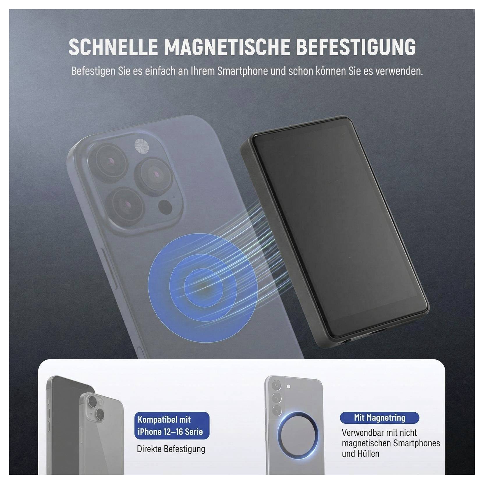Neewer M4B Selfie Monitor 10.2cm 4 Zoll Bluetooth®