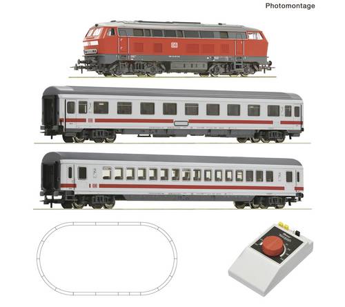 Roco 5100017 H0 Analog Start Set: Diesellok BR 218 der DB