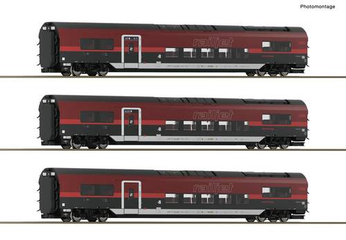 Roco 6220179 H0 3-tlg. Set 2: Railjet der neuen Generation der ÖBB Wagenset 2 der Österreichischen