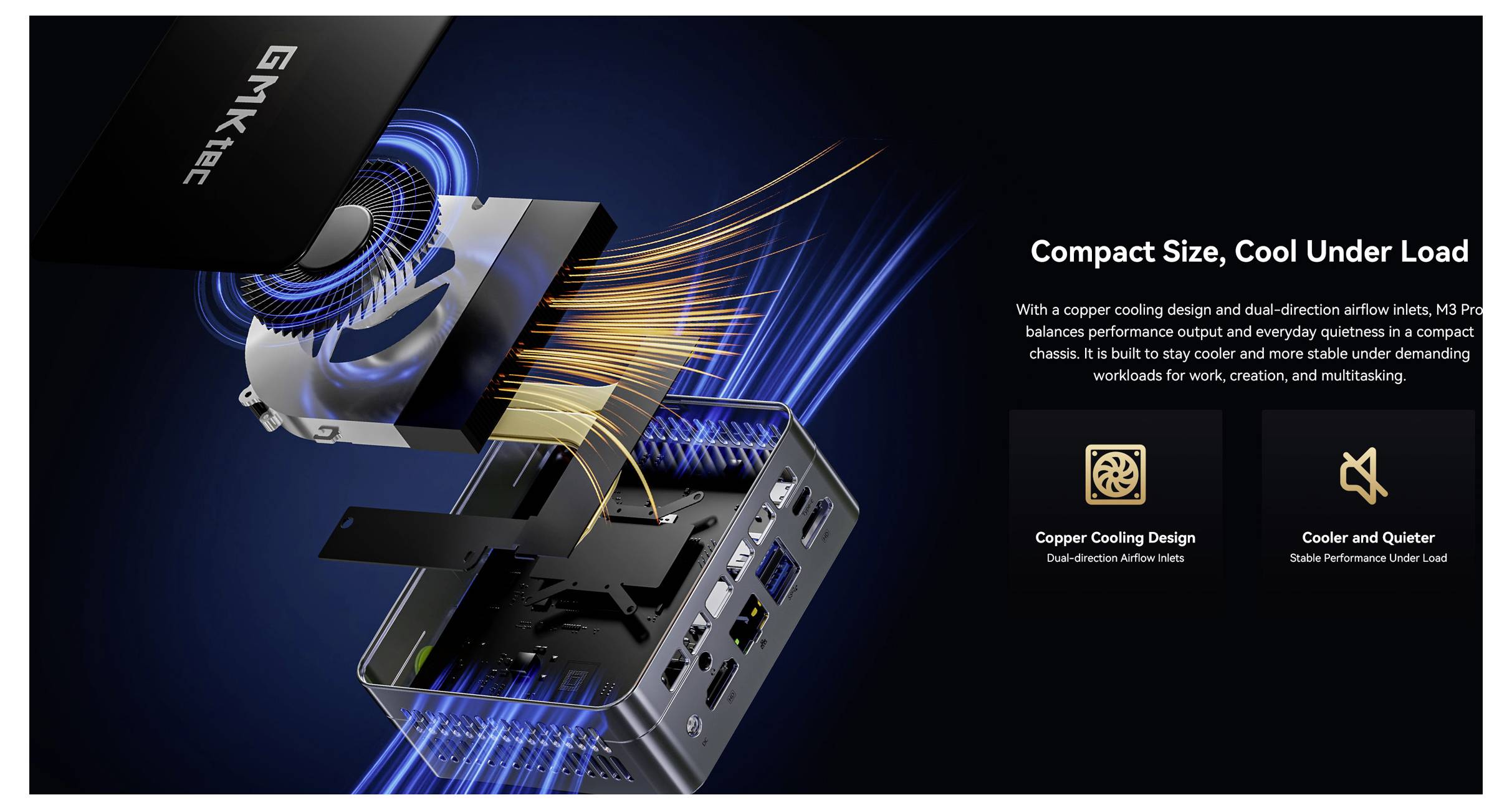 GMKtec Mini PC M3 PRO Intel® i5-13500H 16+512GB Intel® Core™ i5-13500H 4.7GHz 16GB RAM 512GB SSD Intel Iris® Xe Graphics Win 11 P