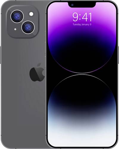 iPhone 14 (generalüberholt) (sehr gut) 128 GB 6.1 Zoll (15.5 cm) Mitternacht