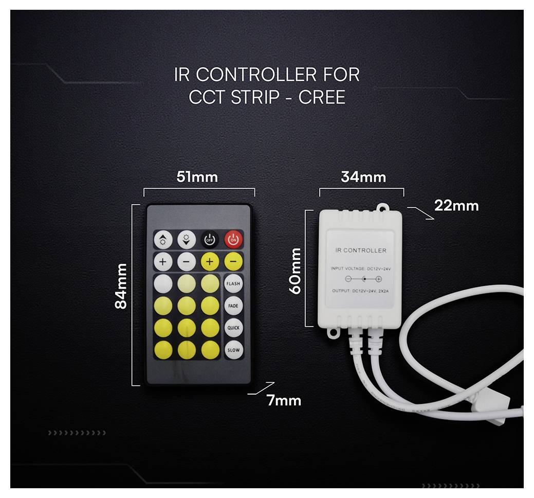 Produktabbildung eines „IR-Controllers für CCT-Strip - CREE