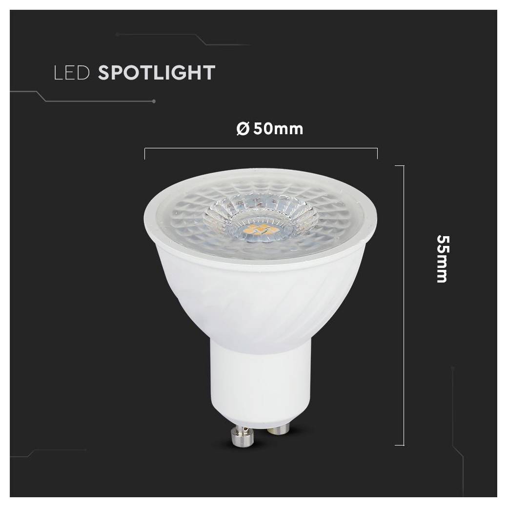 Produktbild einer LED-Spotlichtlampe mit der Bezeichnung „LED SPOTLIGHT