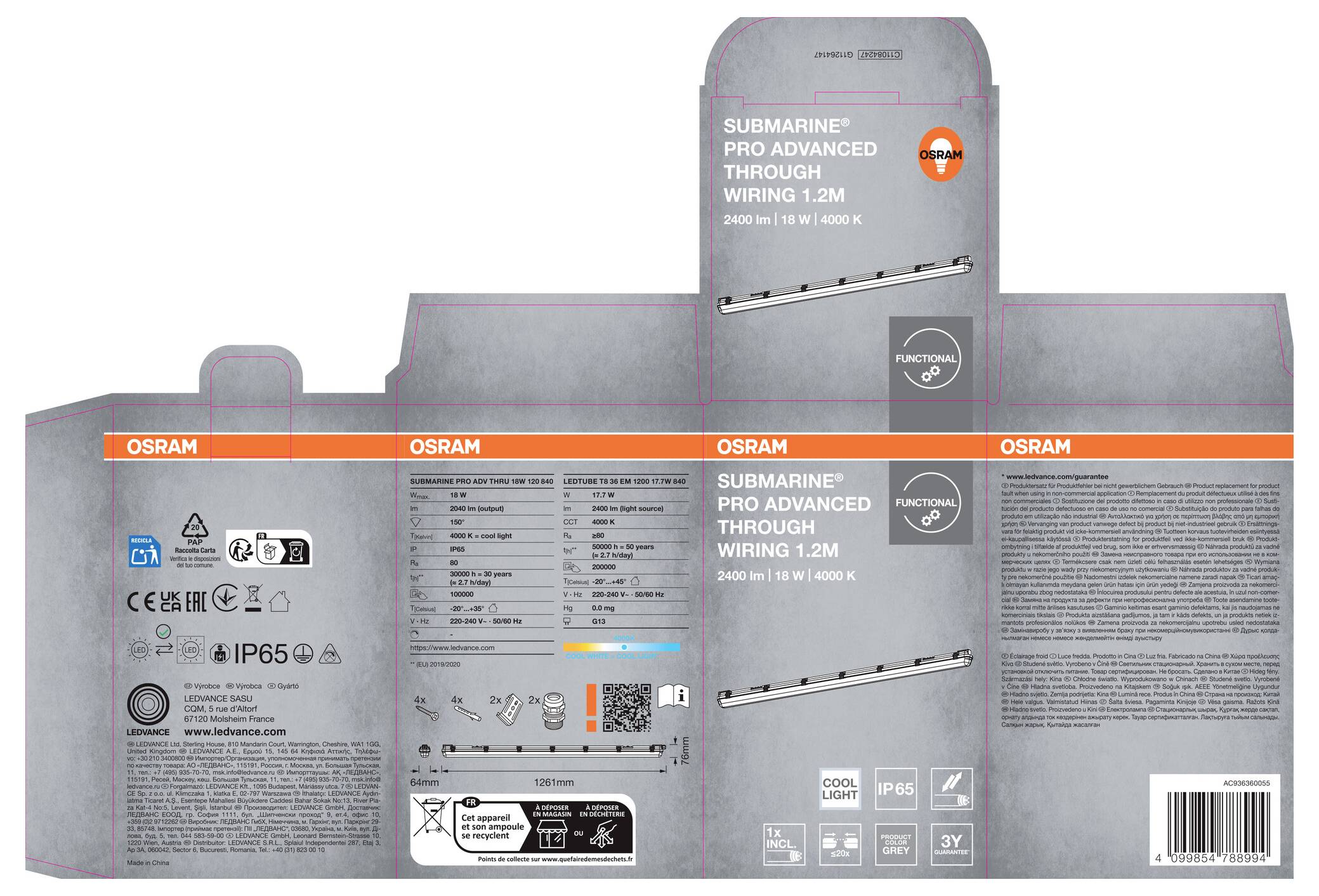 OSRAM-Produktverpackung für 