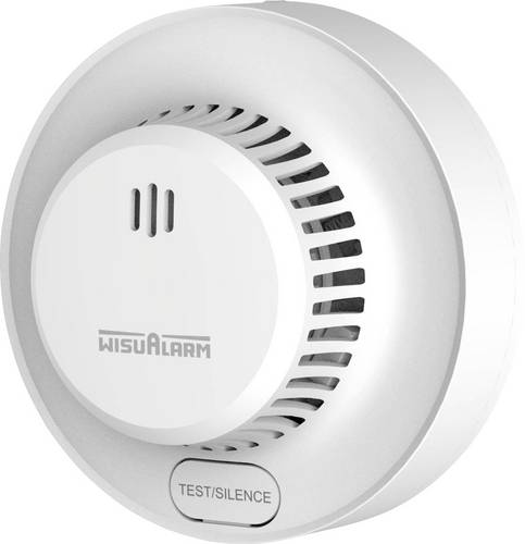 Wisualarm DHI-HY-SA13A Rauchwarnmelder inkl. 10 Jahres-Batterie batteriebetrieben (Ø x H) 98mm x 37.5mm
