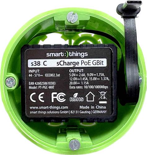 Smart Things USB 2.0 Adapter sCharge PoE Gbit 23 cm