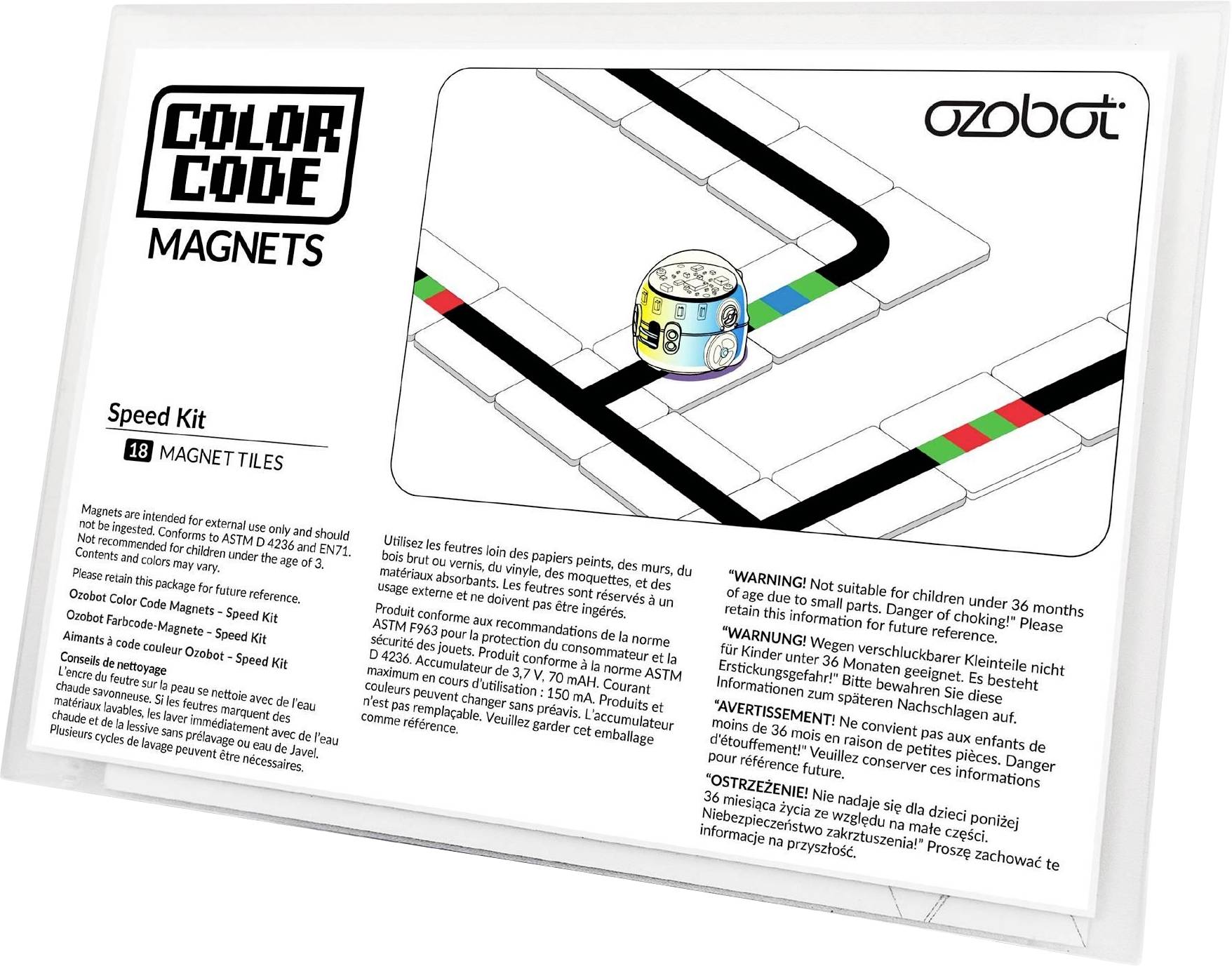 Verpackung für Ozobot „Color Code Magnets