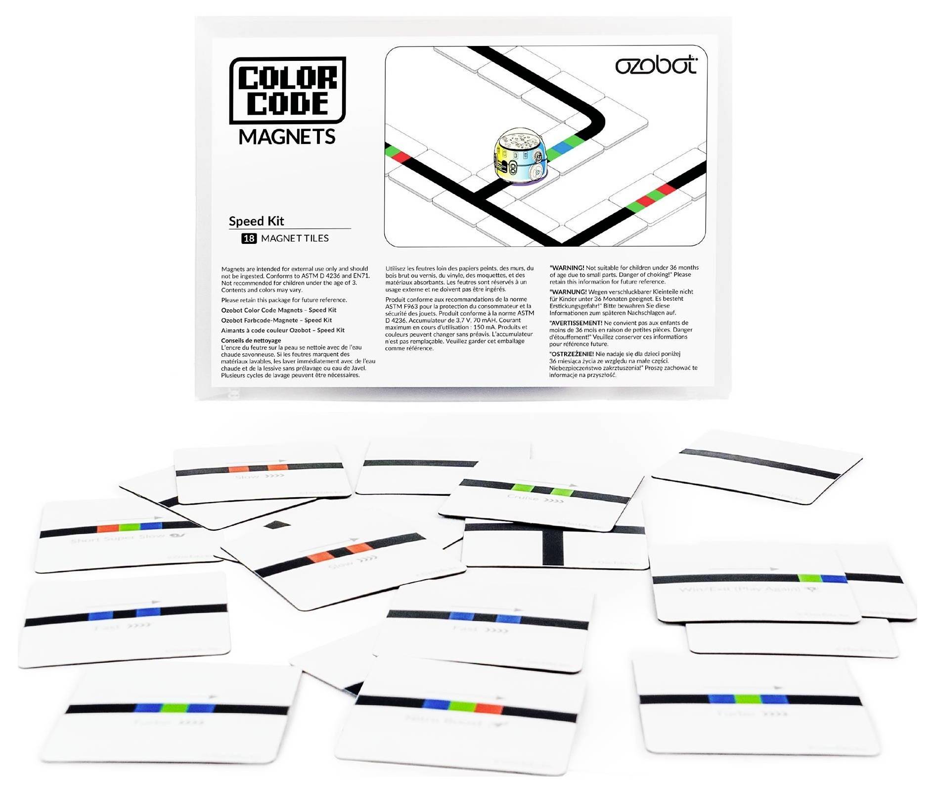 Ozobot Magnete Speed Set Farbcode Box
