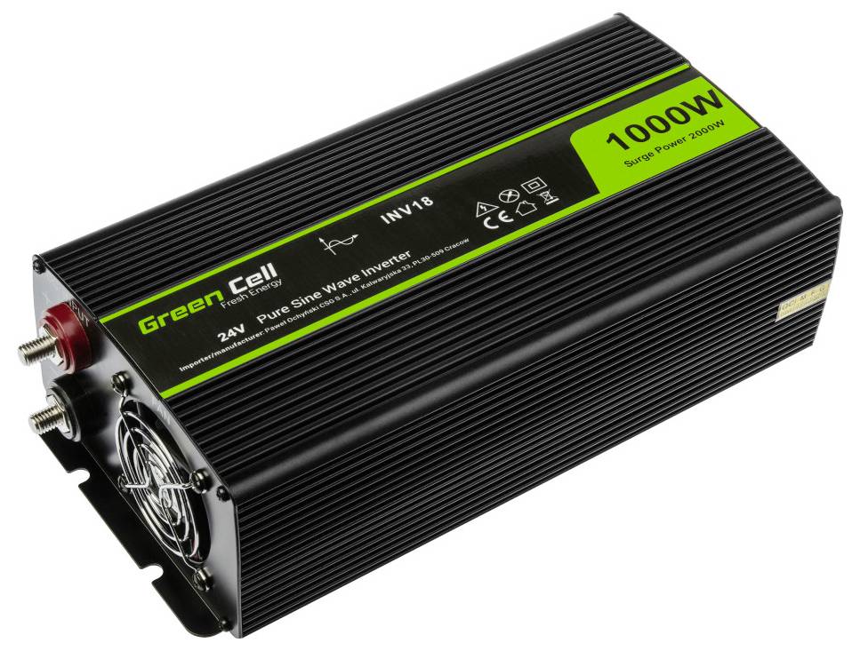 Green Cell Wechselrichter 1000W 24V - 230V