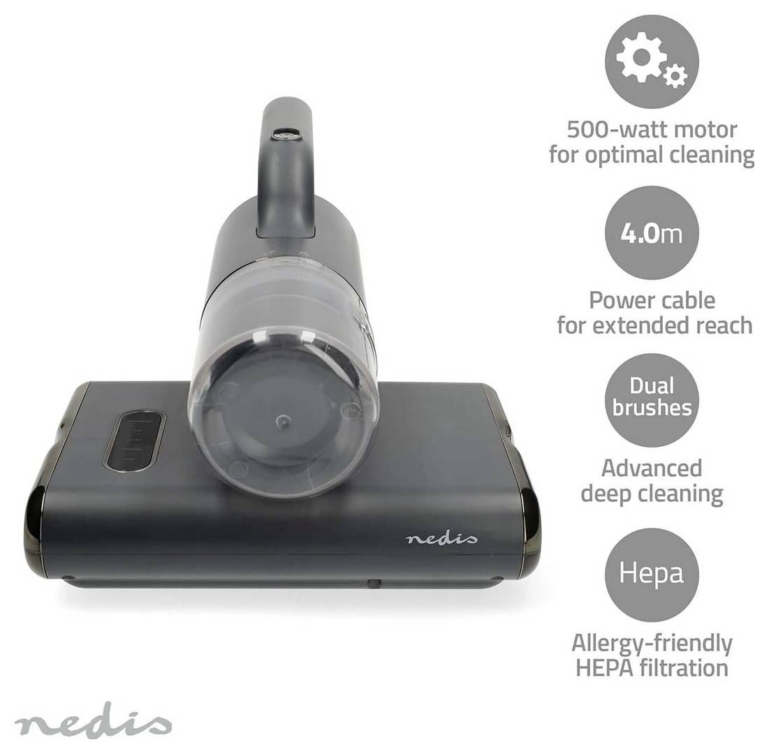 Nedis MCCD250GY Matratzenreiniger 500W Beutellos