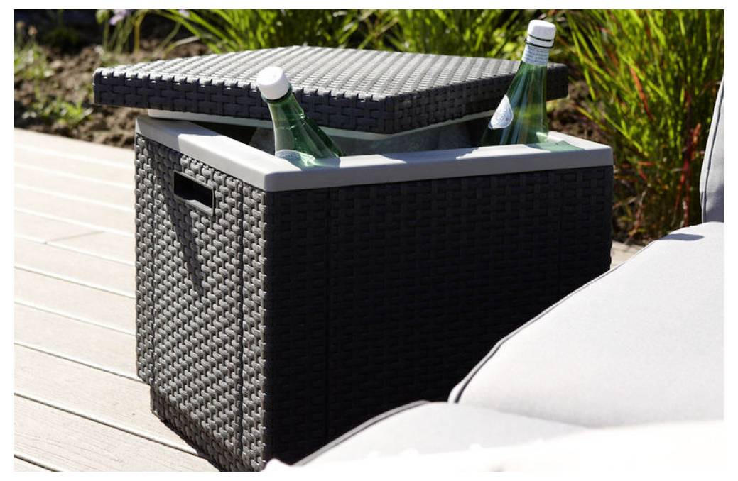 Allibert ICE-Cube Kühlbox graph. Kühlbox Grau
