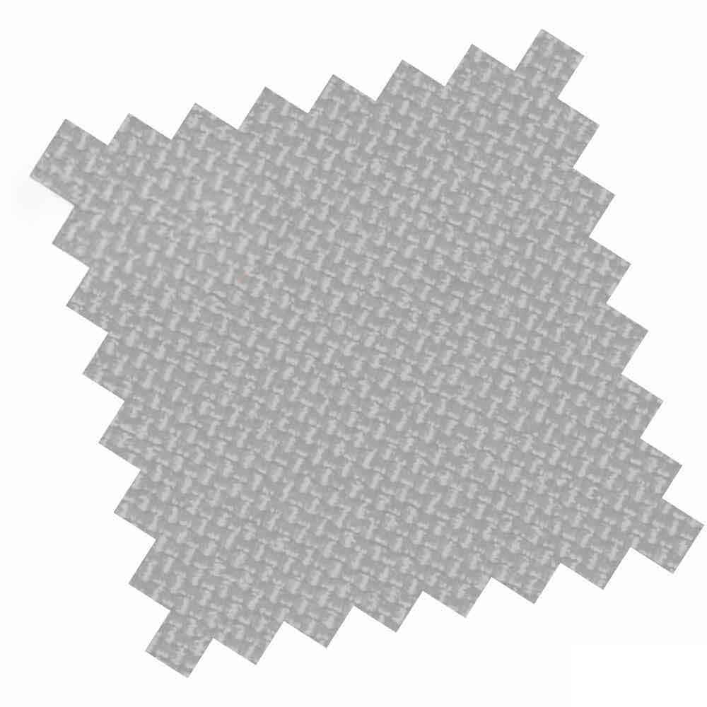 Graukariertes Quadrat diagonal gedreht auf weißem Hintergrund.