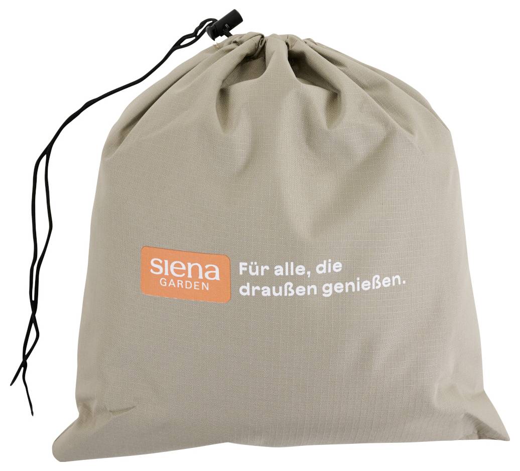 Beige Kordelzug-Aufbewahrungsbeutel mit 