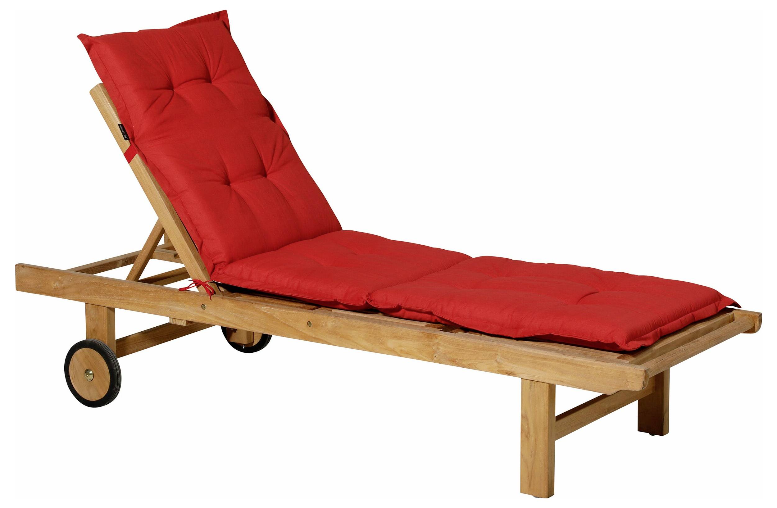 Madison Basic red Liegenauflage LIGSA048 Auflage Rot