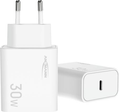 Ansmann Home Charger HC130PD USB Ladegerät 30 W 1x USB-C® PPS, USB PD, Quick Charge Weiß Innenbere