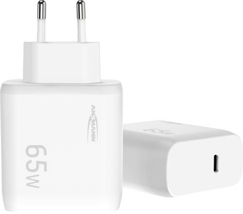 Ansmann Home Charger HC165PD USB Ladegerät 65 W 1x USB-C® PPS, USB PD, Quick Charge Weiß Innenbere
