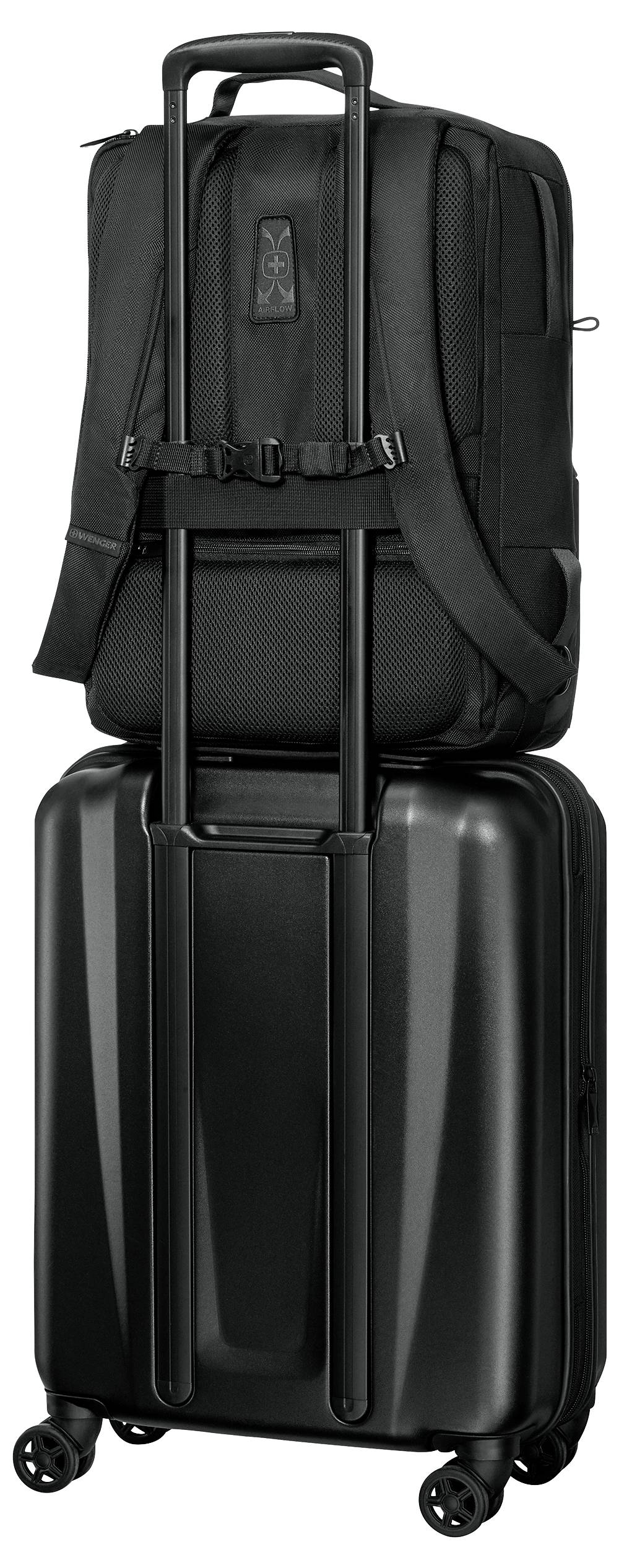 Wenger Notebook Rucksack Passend für maximal: 39,6cm (15,6") Schwarz