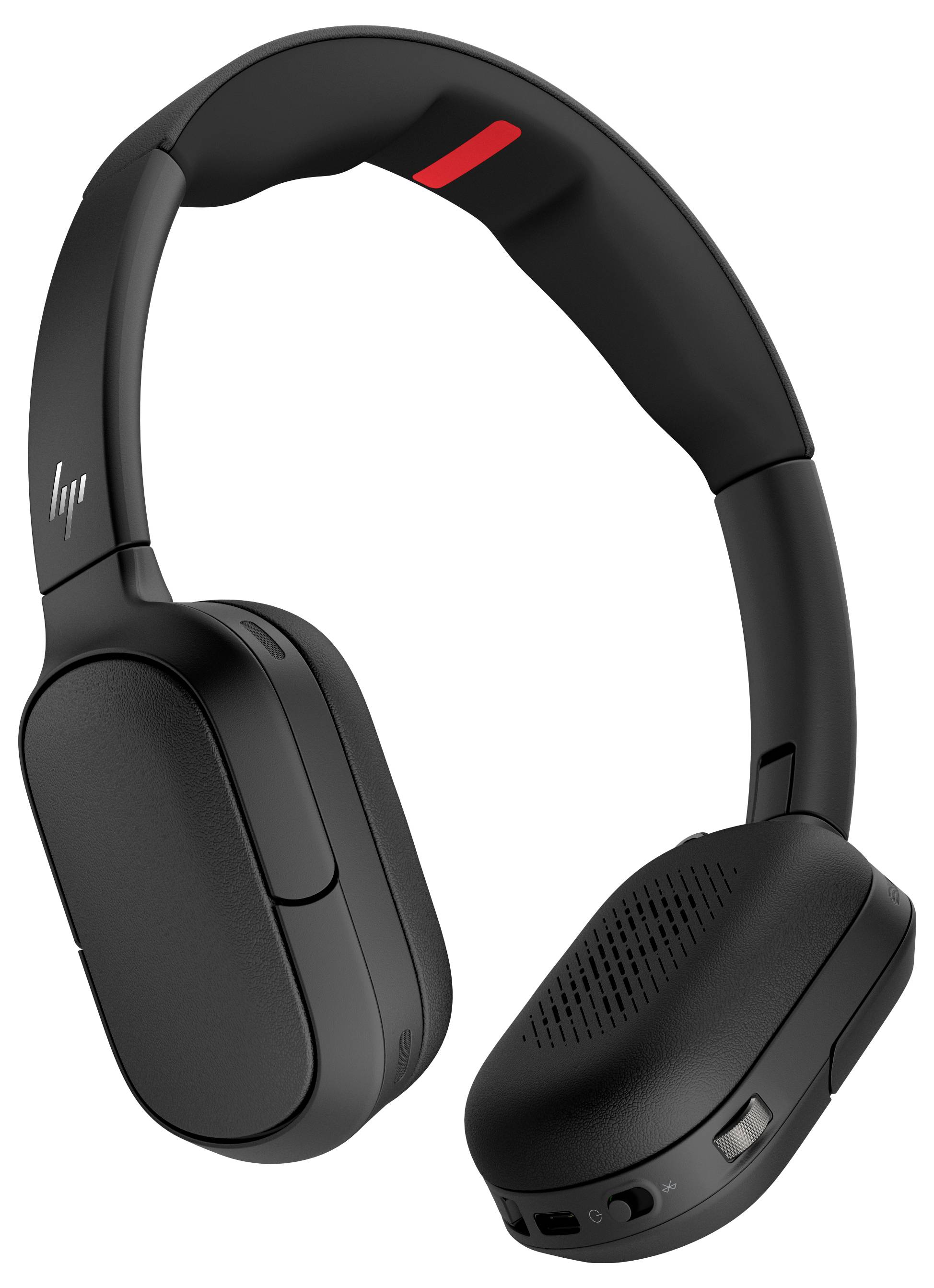 Schwarze kabellose Over-Ear-Kopfhörer mit gepolstertem Kopfbügel und Ohrmuscheln, gezeigt in einer produktähnlichen Ansicht auf weißem Hintergrund.