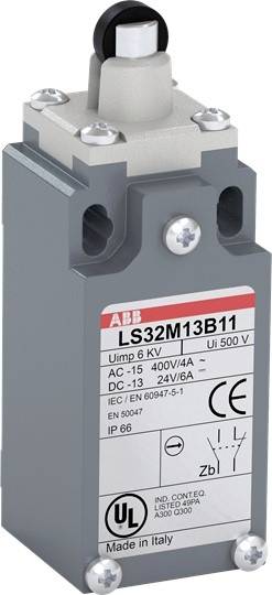 ABB 1SBV013713R1211 LS35M13B11 Positionsschalter 10A Kuppenstößel IP66 1St.