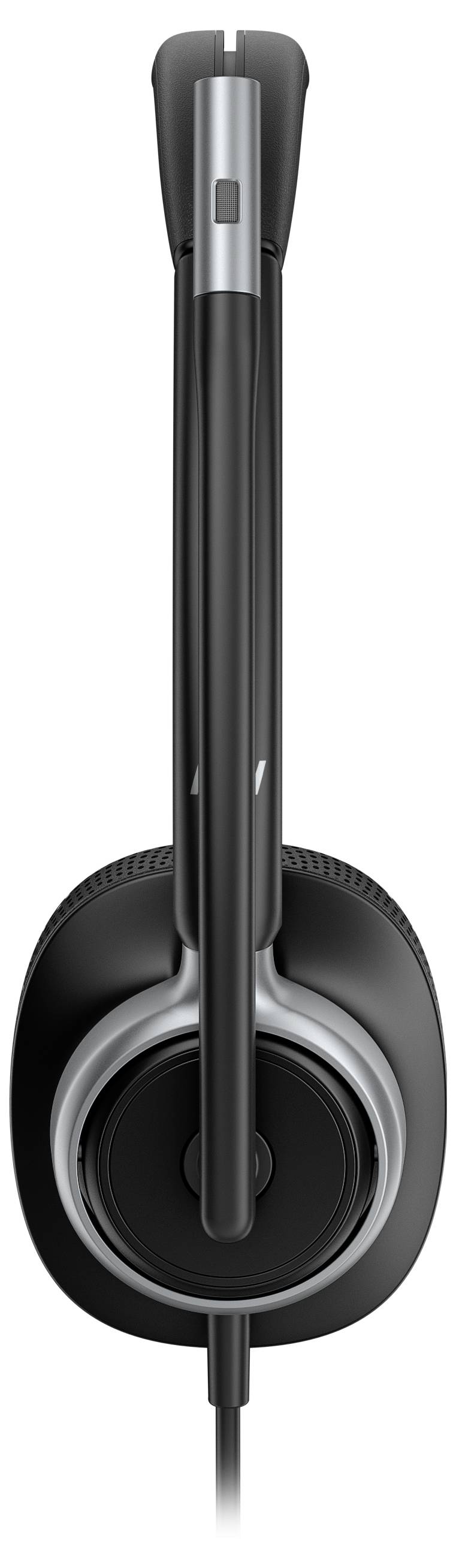 HP Poly Mission 615 USB Wired Headset On Ear Headset Schwarz