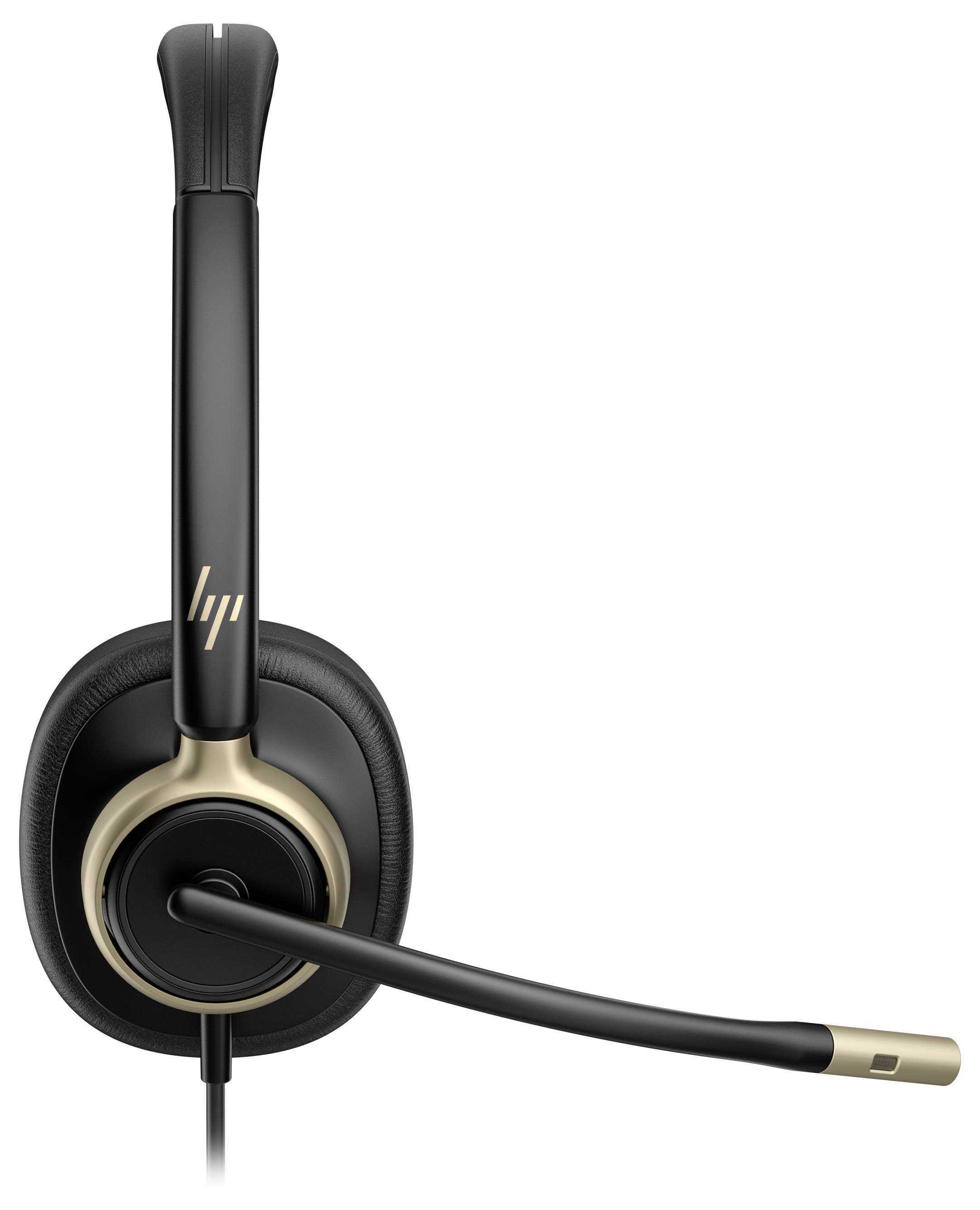 HP Poly Mission 825 USB Wired Headset On Ear Headset Schwarz