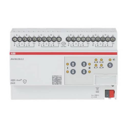 Abb Actionneur domotique 8 canaux boîtier durable