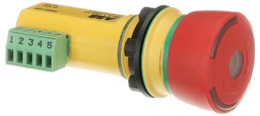 ABB INCA 1 Tina v2 Not-Aus/Not-Halt-Taster Aufbau 1 Schließer, 1 Öffner 1St.