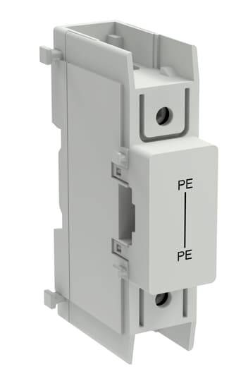 Graues Stromversorgungsendgerätmodul mit der Bezeichnung „PE