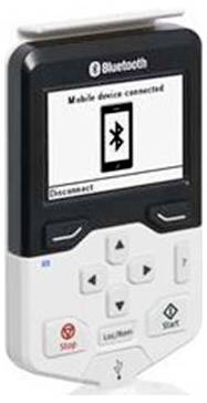 Bluetooth-Handgerätbildschirm zeigt 