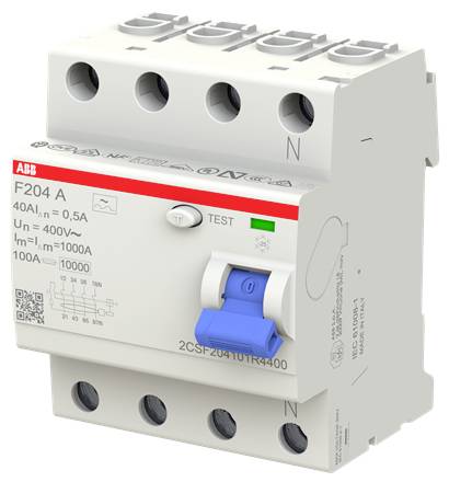 ABB 2CSF204101R4400 F204A-40/0,5 FI-Schutzschalter 40A 0.5A 400 V/AC
