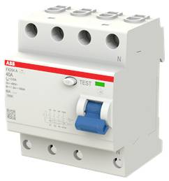 ABB 2CSF204165R1400 FX204 A-40/0.03 Fehlerstrom-Schutzschalter 40A 0.03A 400 V/AC