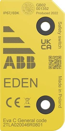 ABB 2TLA020046R0801 Eva C General code Betätiger Transponder 1St.