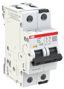 ABB 2CDS382001R0081 S302P-D8 Sicherungsautomat 8A 415V