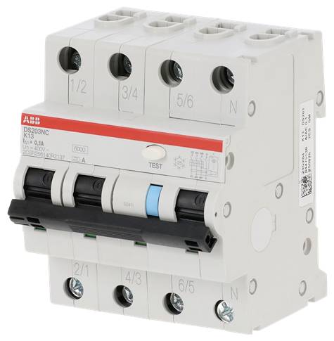 ABB 2CSR256140R2137 FI-Schutzschalter/Leitungsschutzschalter 13A 0.1A 415V