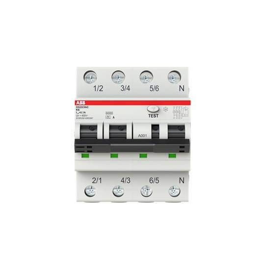 ABB 2CSR256140R2067 FI-Schutzschalter/Leitungsschutzschalter 6A 0.1A 415V