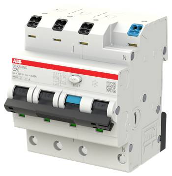 ABB 2CSR256192R1204 FI-Schutzschalter/Leitungsschutzschalter 20A 0.03A 400V