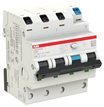 ABB 2CSR256192R1204 FI-Schutzschalter/Leitungsschutzschalter 20A 0.03A 400V