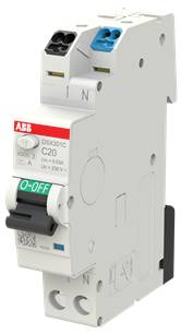 ABB 2CSR255165R1204 FI-Schutzschalter/Leitungsschutzschalter 20A 0.03A 230V