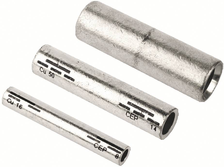 CellPack 125966 Pressverbinder verzinnt 10mm² Unisoliert 1St.